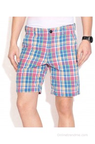 Jack & Jones Orange Checks Shorts